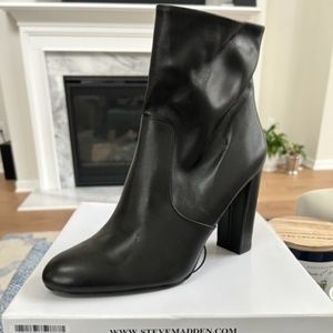 Steve Madden Editor Black Boots